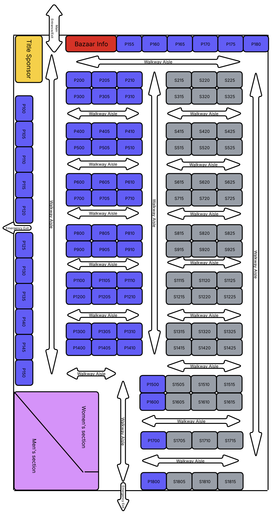 Booth Layout Map
